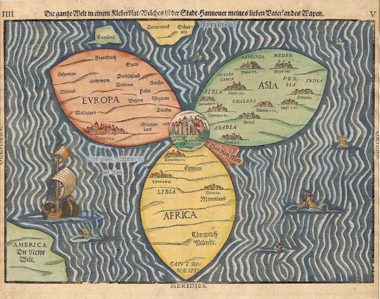 1581年の「世界地図」