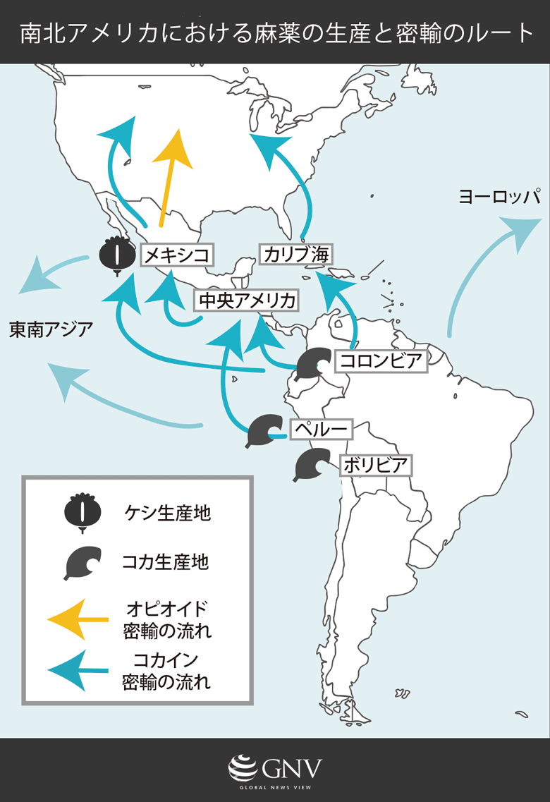 地図（南北アメリカ）
