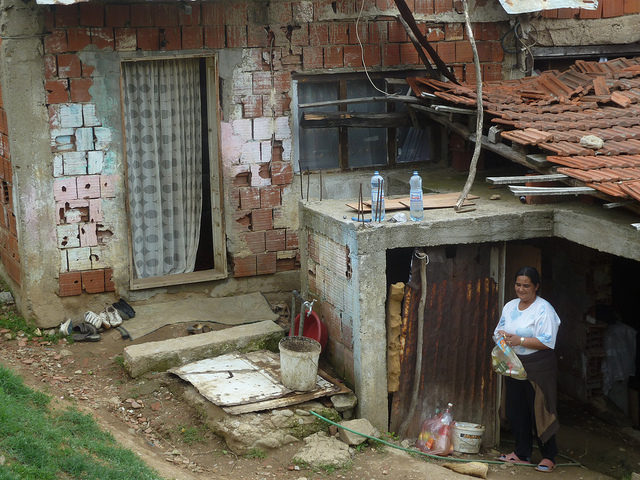 Roma housing in Vranje, Serbia
