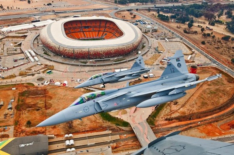 スウェーデンの戦闘機：南アフリカ