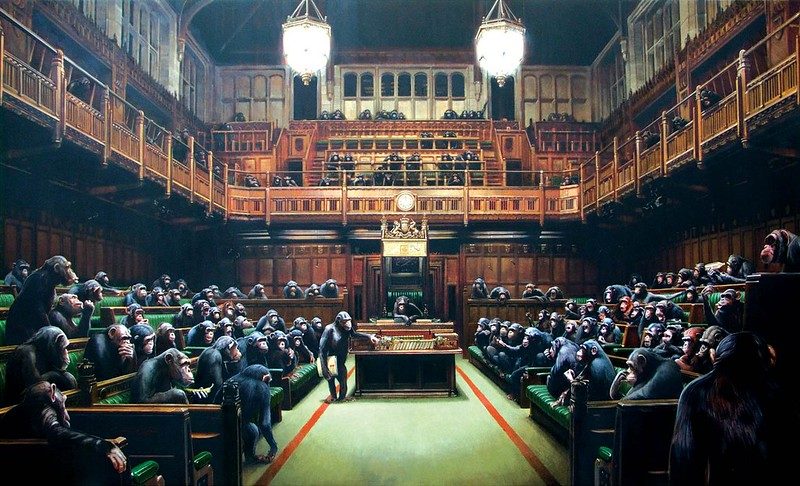 バンクシーの世界（その１７）：「退化した議会」