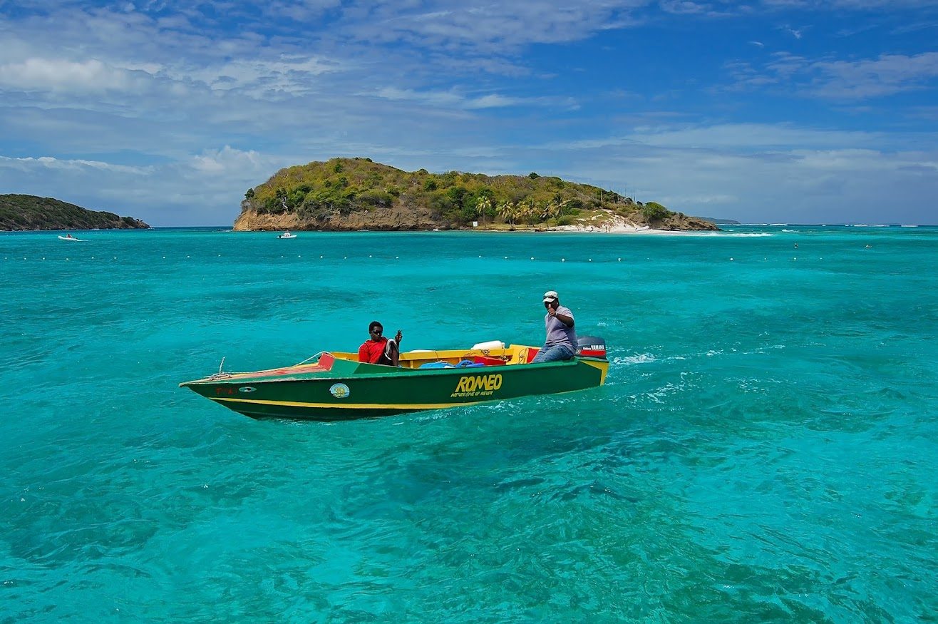 カリブ海の水上タクシー